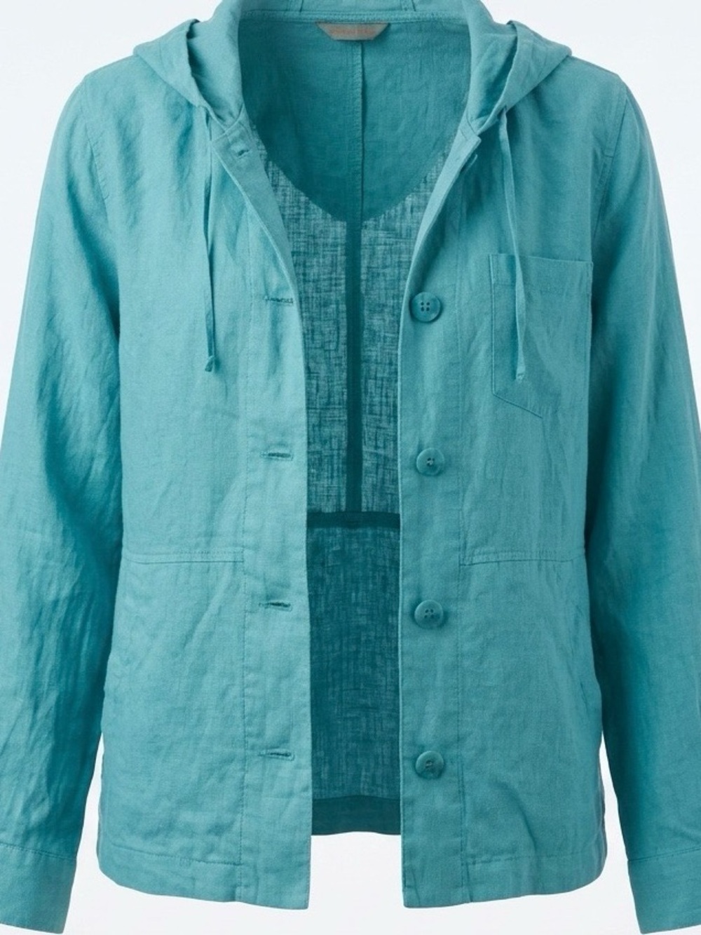 J. Jill Teal Utility Jacket Women’s Size Small Lightweight Casual Layer